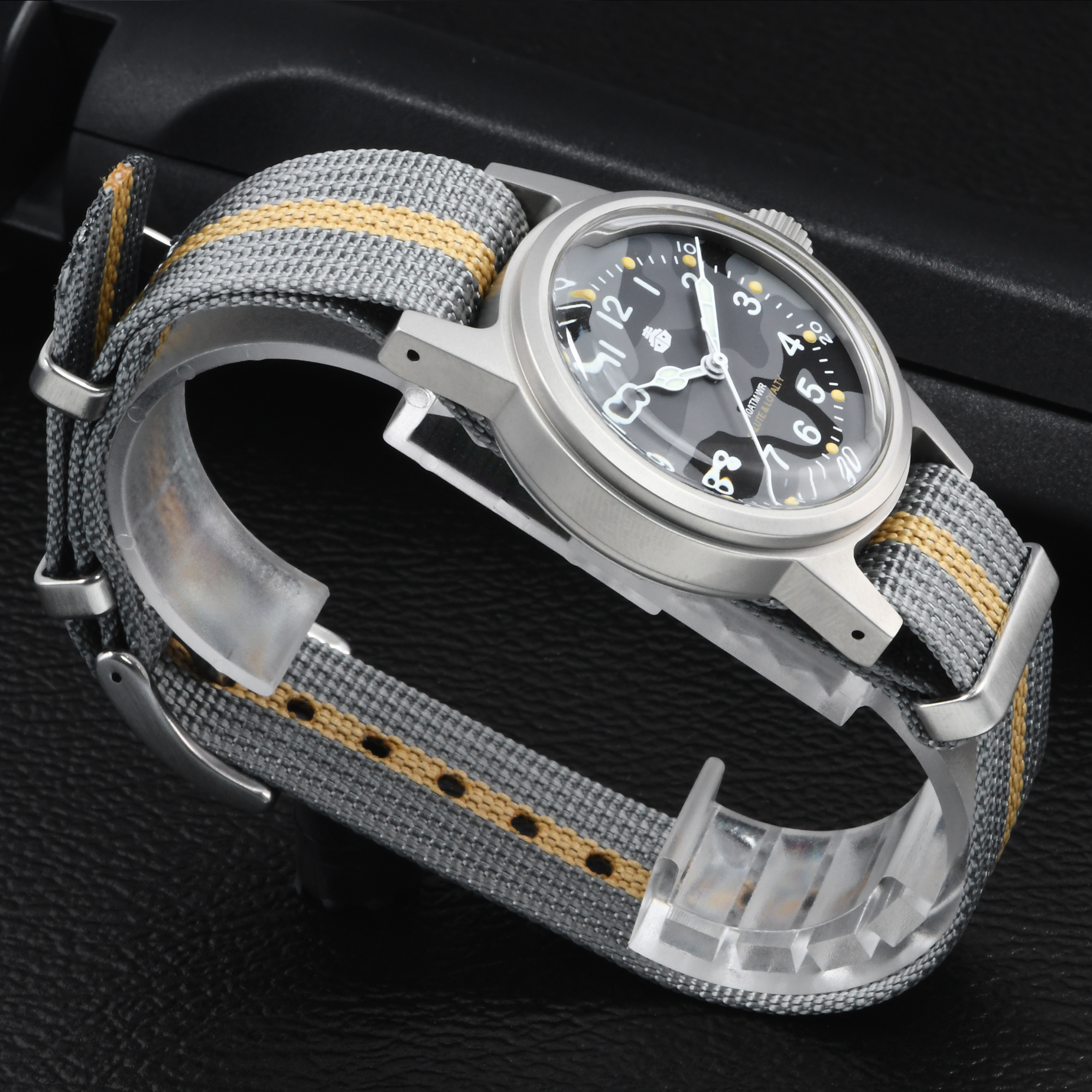 TEKAPO Replica World War II Re - Canvas Strap Watch avaliação e preço
