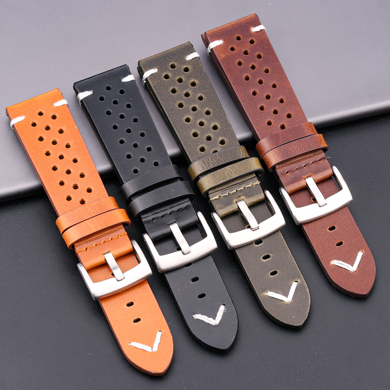 Breathable Genuine Leather Qui - Nato Strap Nylon avaliação e preço