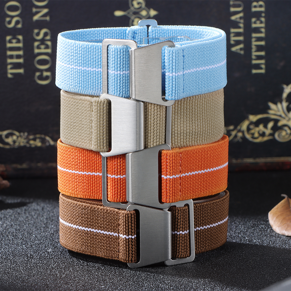 Elastic Watch Strap 18mm 20mm  - Parachute Strap Elastic avaliação e preço