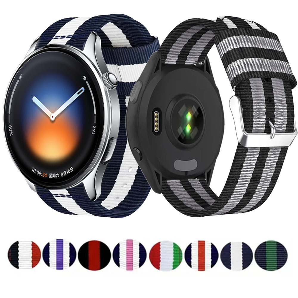 22/20mm Canvas Nylon Strap For - Canvas Strap Watch avaliação e preço