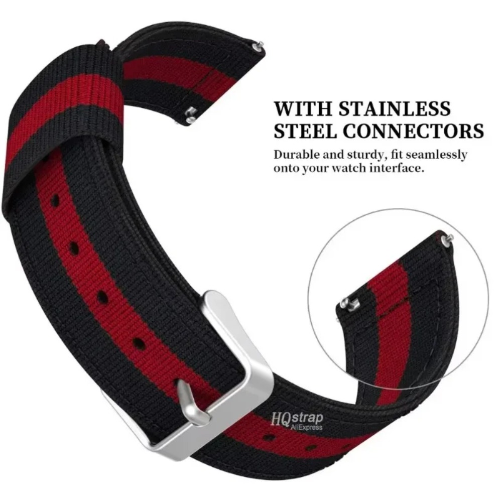 22/20mm Canvas Nylon Strap For - Canvas Strap Watch avaliação e preço