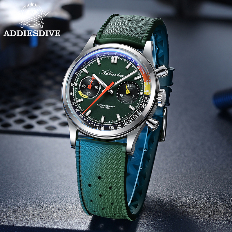 ADDIESDIVE 2025 NEW TOP 38mm M - Rubber Strap Diver avaliação e preço