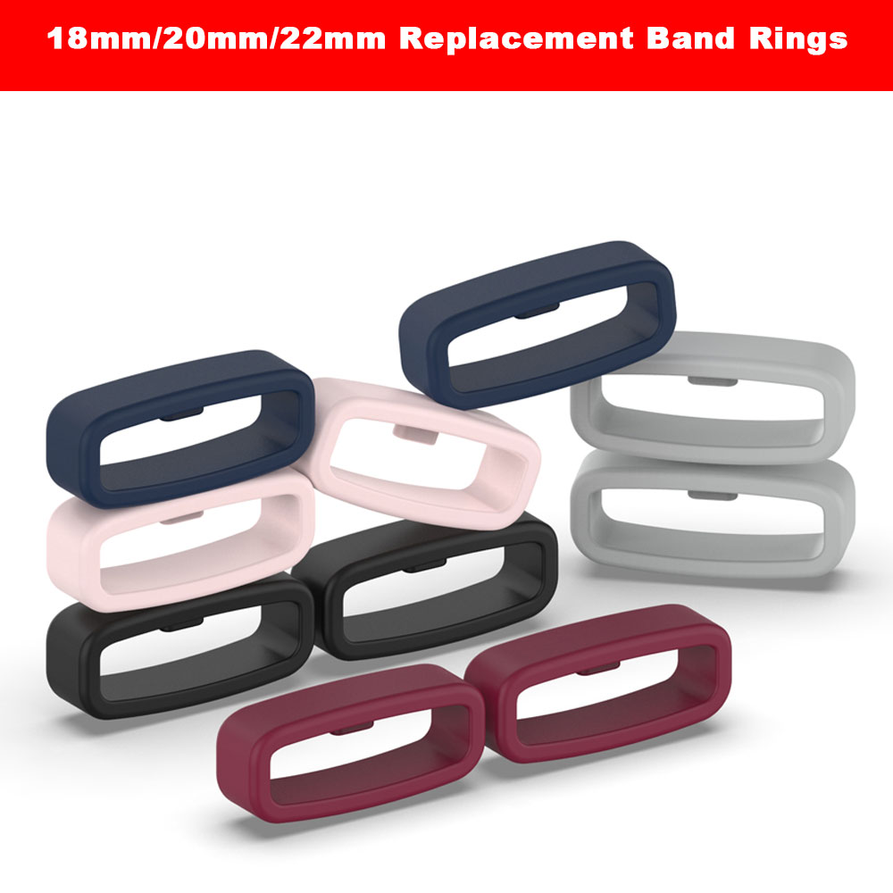18 20 22mm Watch Band Ring Rub - Silicone Watch Band 22Mm avaliação e preço