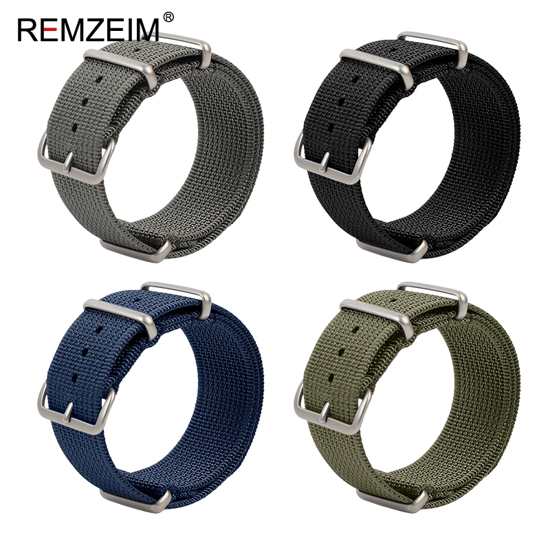 New Ribbed Nylon Watch Strap 1 - Nato Strap Nylon avaliação e preço