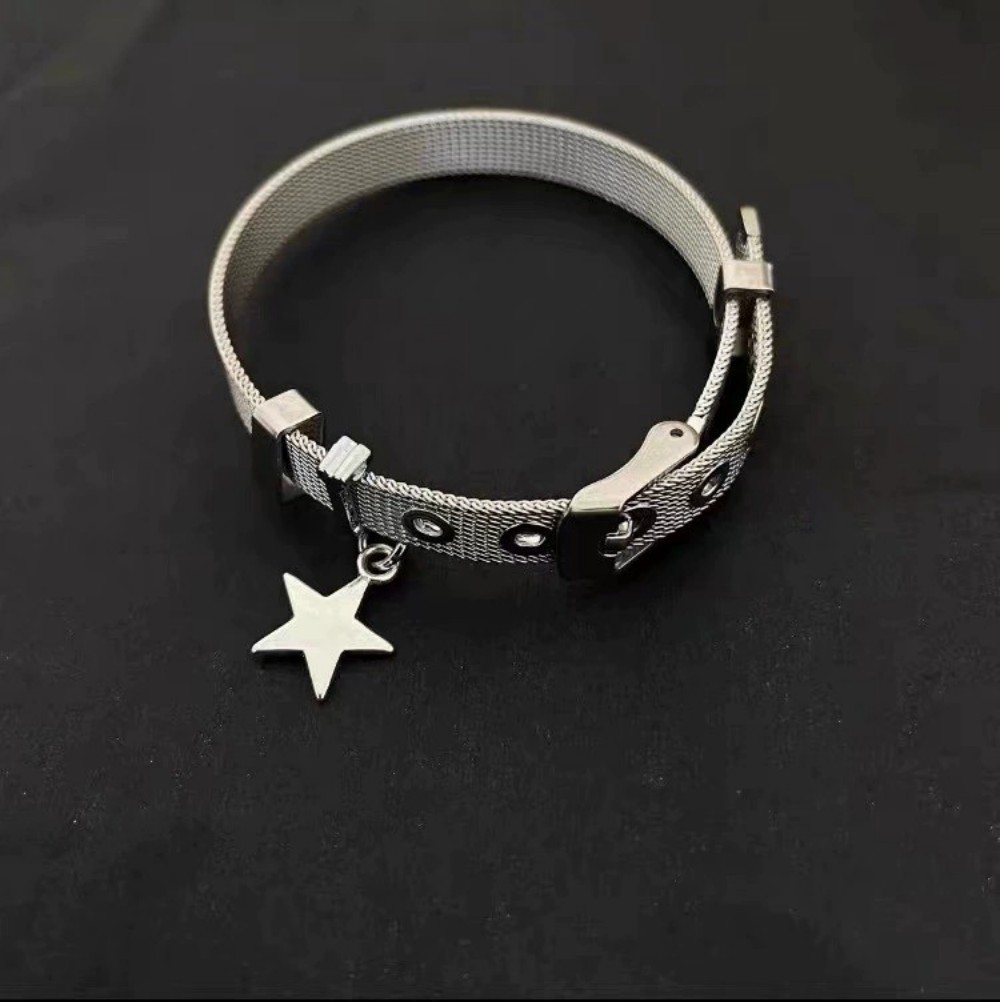Star Charm Bracelet, Mesh Meta - Mesh Strap Metal avaliação e preço