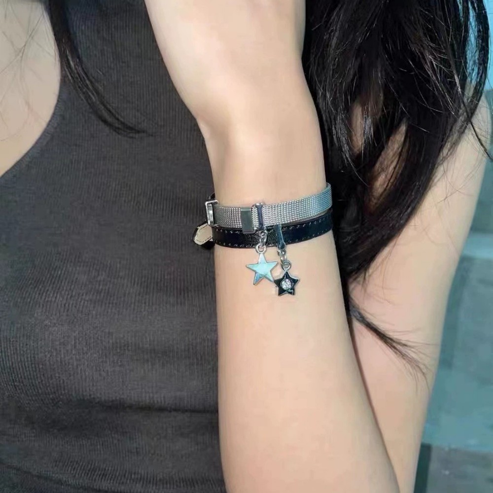 Star Charm Bracelet, Mesh Meta - Mesh Strap Metal avaliação e preço