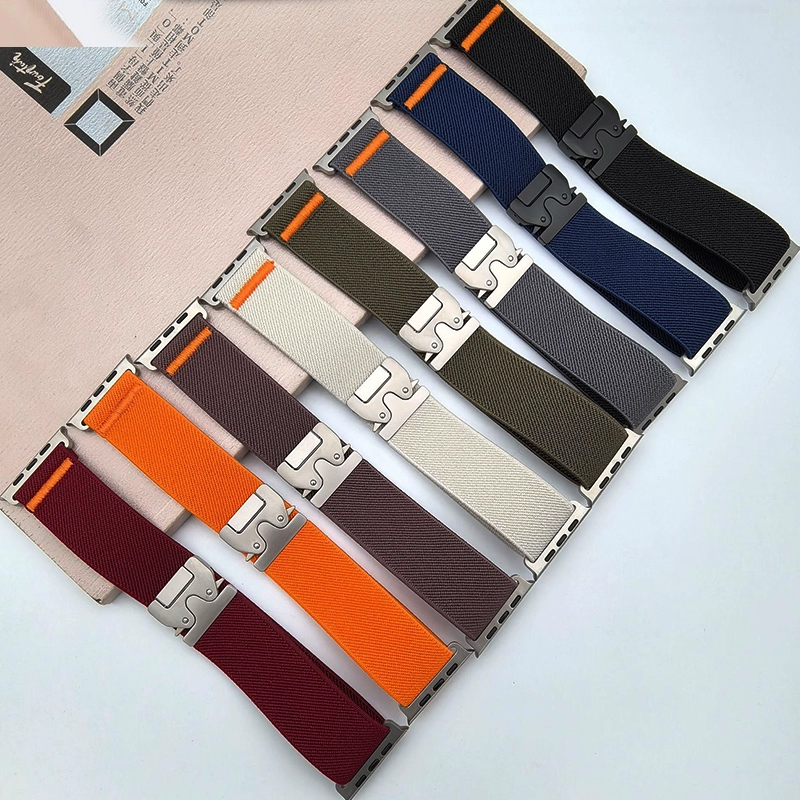 Nylon Strap for Apple Watch ba - Parachute Strap Elastic avaliação e preço