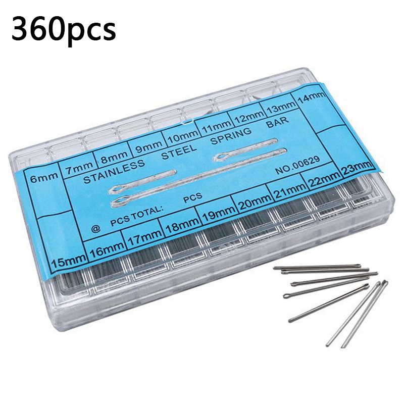 360 Pieces Split Pins Stainles - Spring Bar Tool Set avaliação e preço