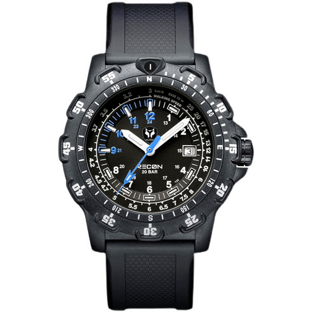 Hnlgnox Mens Pilot Watches Spo - Rubber Strap Diver avaliação e preço