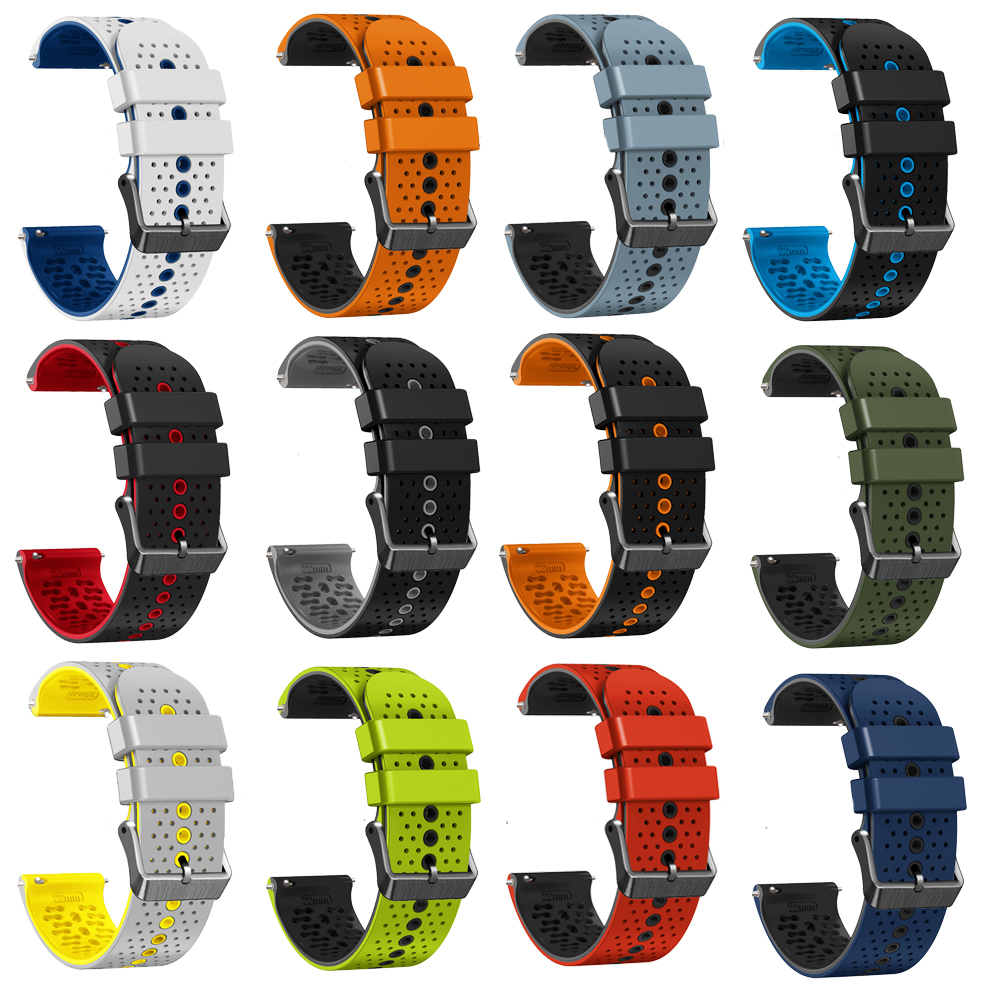 22mm Silicone Band For COROS P - Silicone Watch Band 22Mm avaliação e preço