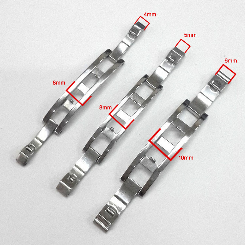 Stainless Steel Watch Band Dep - Butterfly Clasp Deployant avaliação e preço
