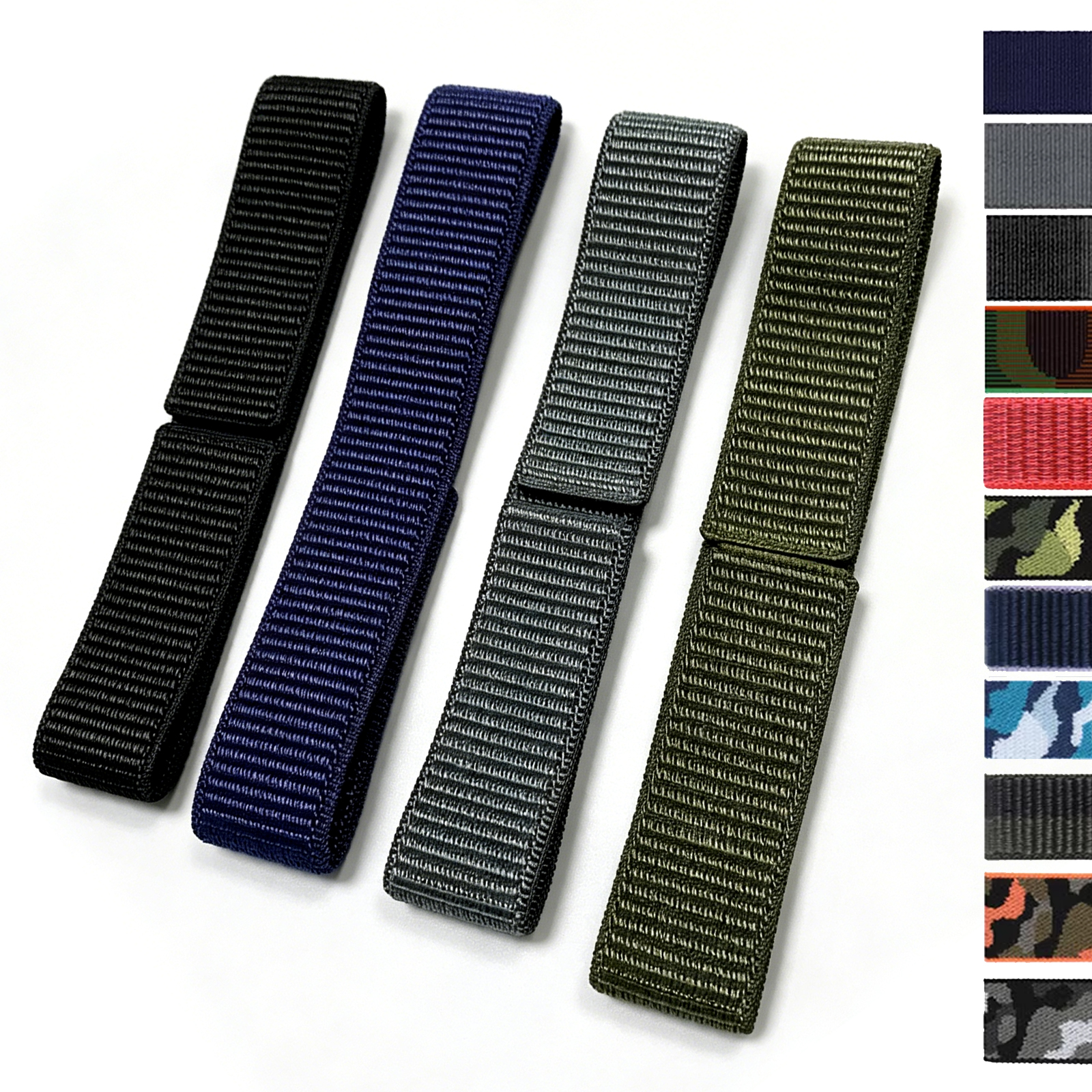 26/22mm Hook Loop Nylon Watch  - Sport Loop Velcro avaliação e preço