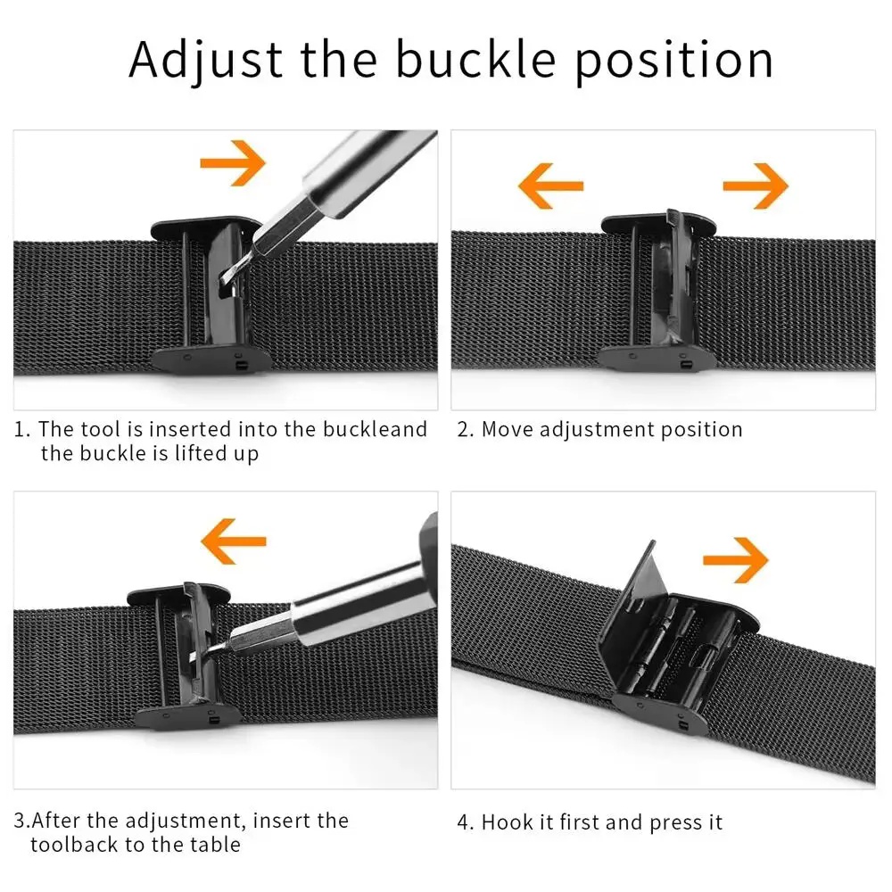 Metal Bands for Honor Watch 5  - Mesh Strap Metal avaliação e preço