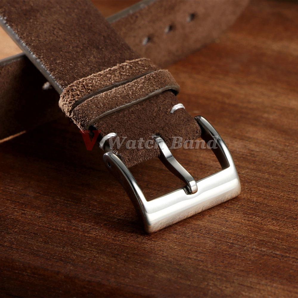 20mm 22mm High Quality Suede C - Suede Strap Watch avaliação e preço