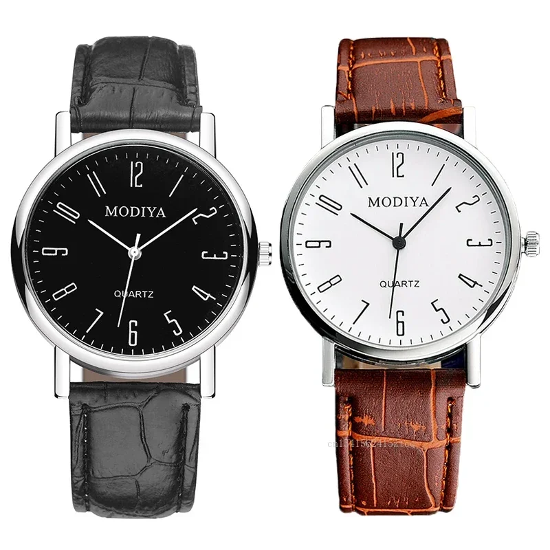 Men's Watches Business Wrist W - Leather Watch Band Men avaliação e preço