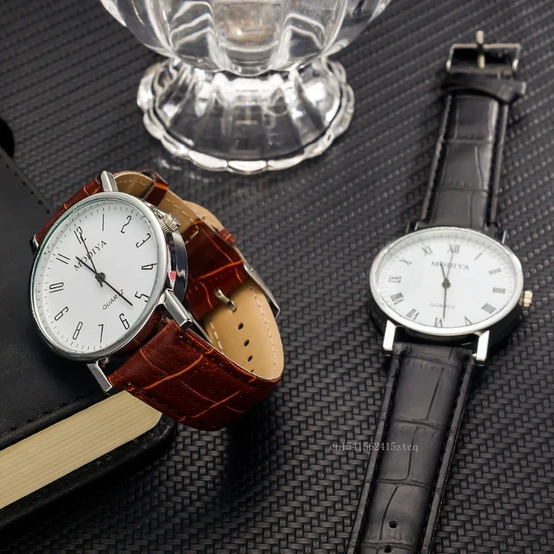 Men's Watches Business Wrist W - Leather Watch Band Men avaliação e preço