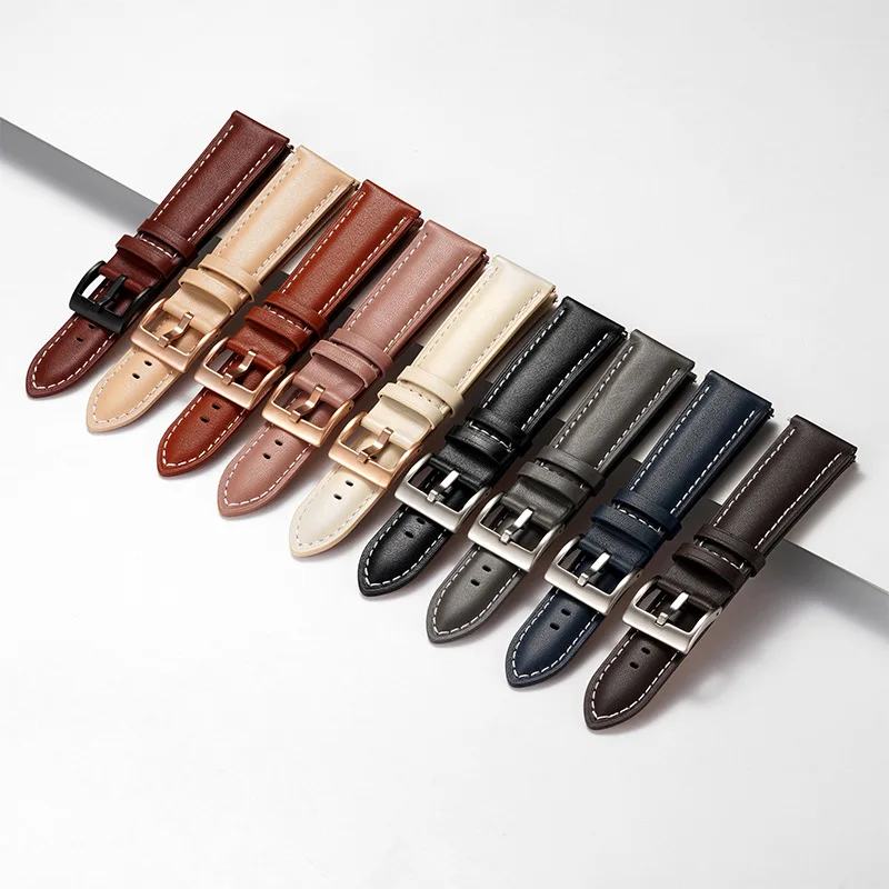 14mm 16mm 18mm 20mm 22mm Genui - Leather Strap Quick Release avaliação e preço