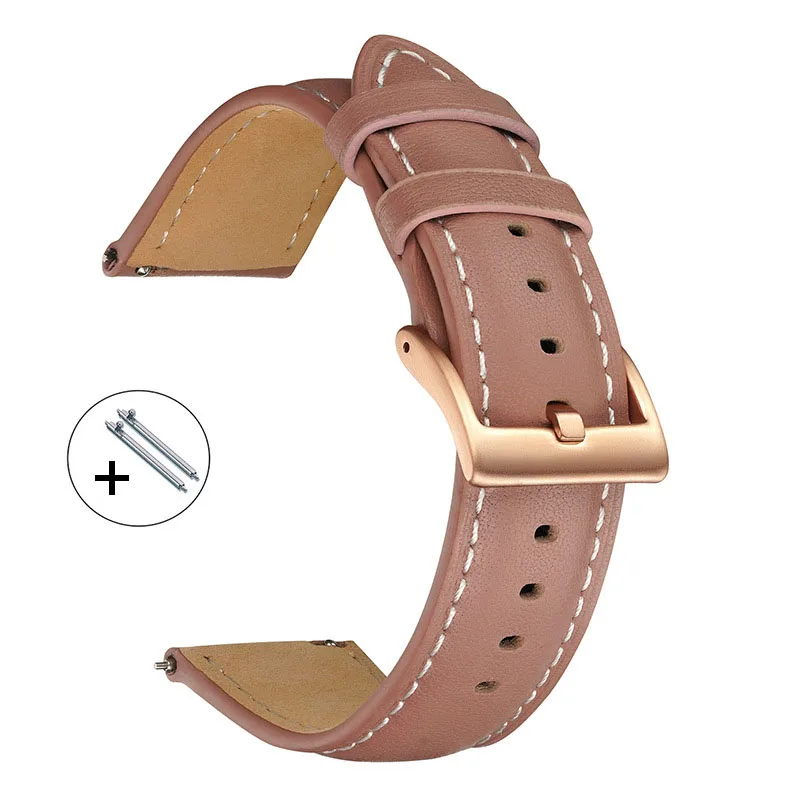 14mm 16mm 18mm 20mm 22mm Genui - Leather Strap Quick Release avaliação e preço