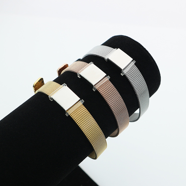 DINGLLY 10mm High Quality Stai - Mesh Strap Metal avaliação e preço