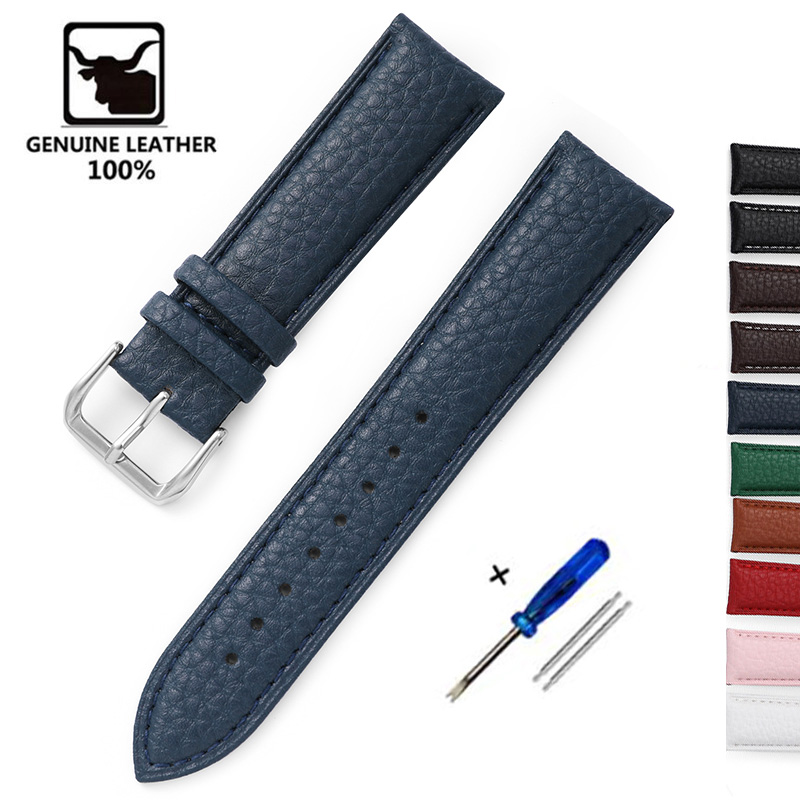 Litchi Pattern Soft Leather Wa - Nato Strap Nylon avaliação e preço