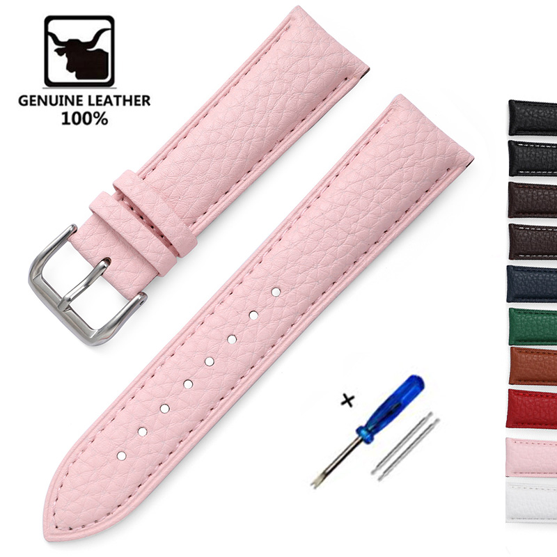 Litchi Pattern Soft Leather Wa - Nato Strap Nylon avaliação e preço