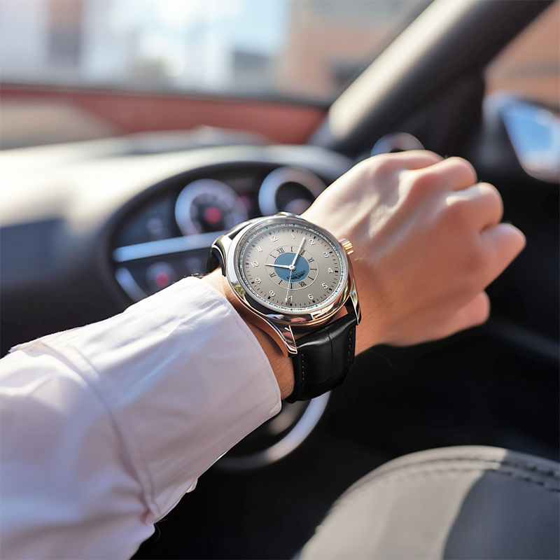 Top Brand Man Wristwatch Luxur - Leather Watch Band Men avaliação e preço
