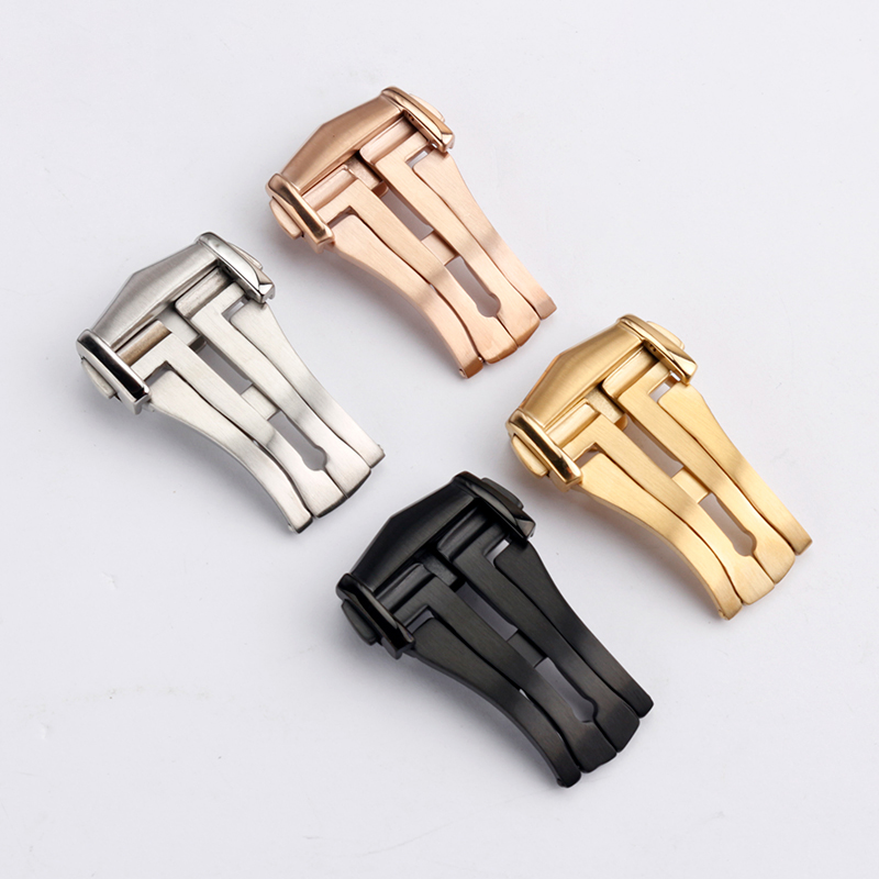Stainless Steel Watch Buckle f - Butterfly Clasp Deployant avaliação e preço