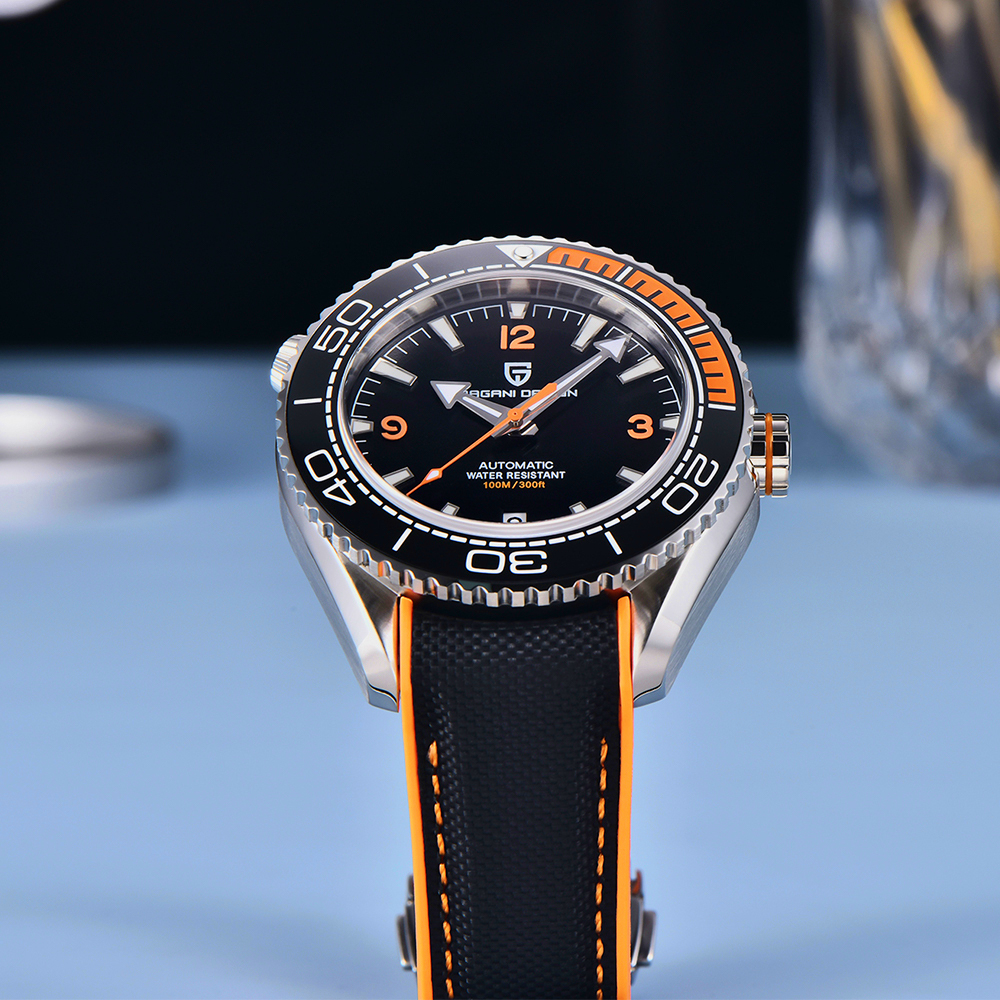PAGANI DESIGN Diving Watch 100 - Rubber Strap Diver avaliação e preço