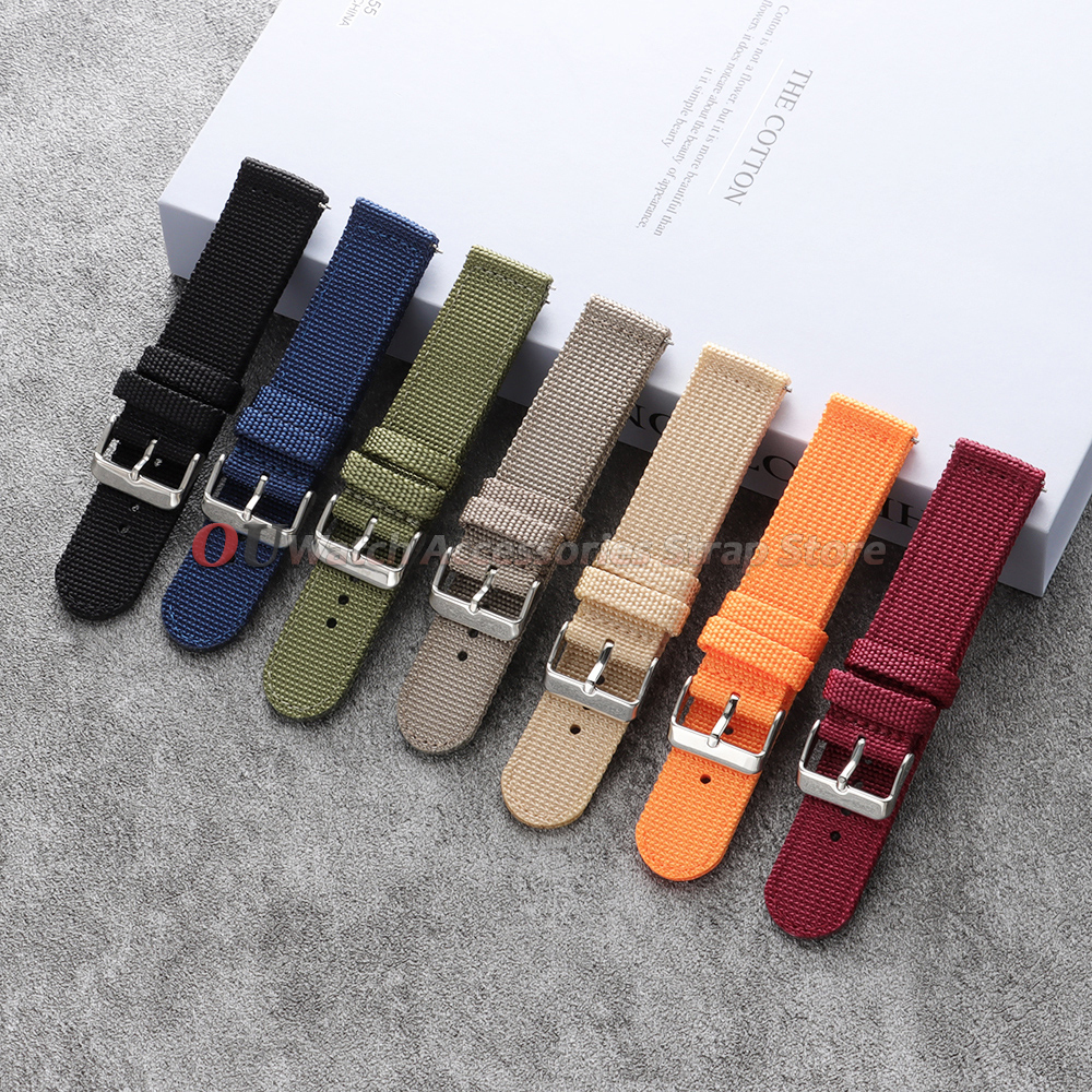 Nylon Canvas Strap Quick Relea - Canvas Strap Watch avaliação e preço