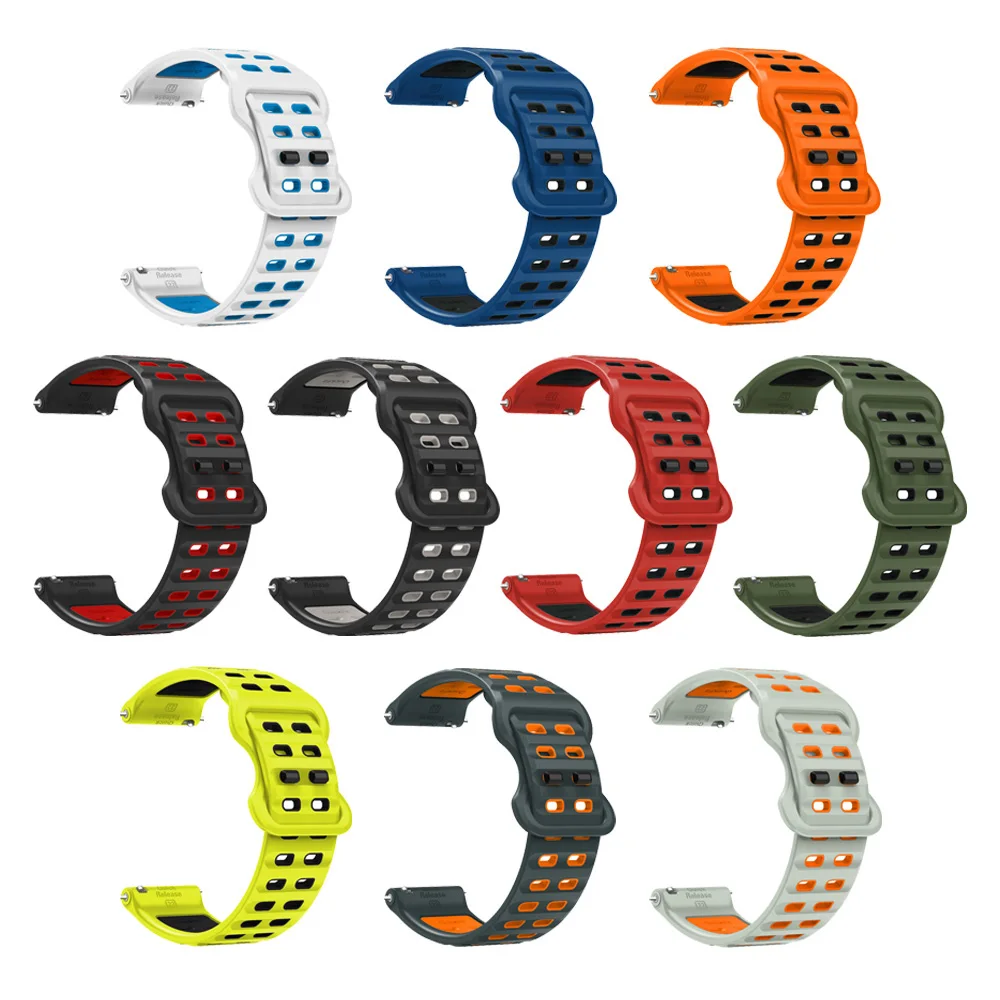 Silicone 22mm Strap For Garmin - Mesh Strap Metal avaliação e preço