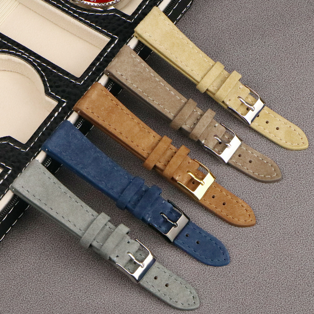 Premium Leather Suede Watch St - Suede Strap Watch avaliação e preço