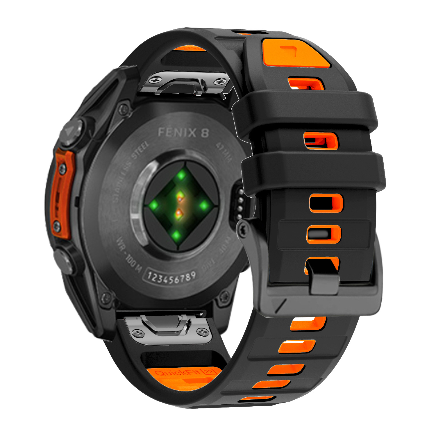 QuickFit 26mm 22mm Silicone Wa - Silicone Watch Band 22Mm avaliação e preço