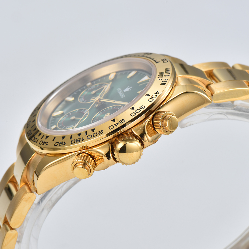 customized 39mm VK63 Watch Men - Stainless Bracelet Diver avaliação e preço