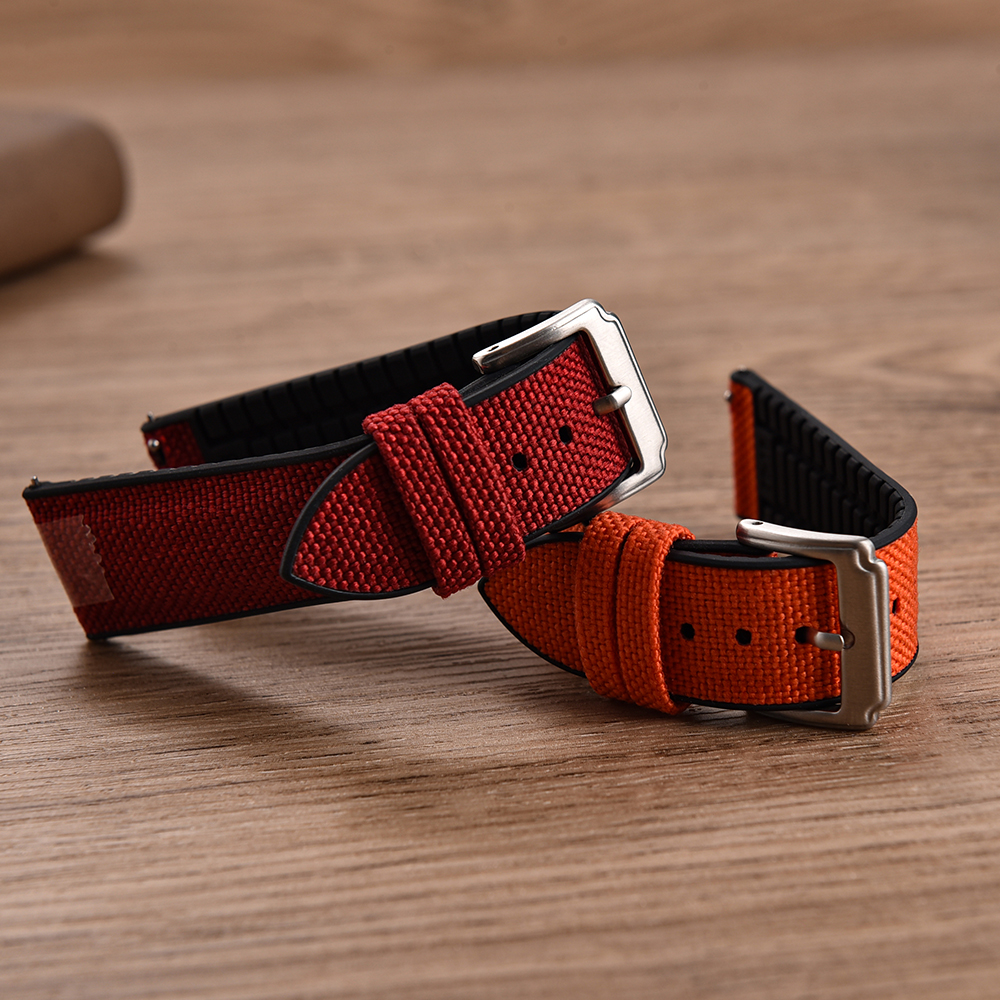 New Design Sailcloth Rubber St - Canvas Strap Watch avaliação e preço
