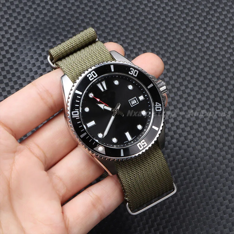 Ribbed Nylon Watch Strap 18mm  - Nato Strap Nylon avaliação e preço
