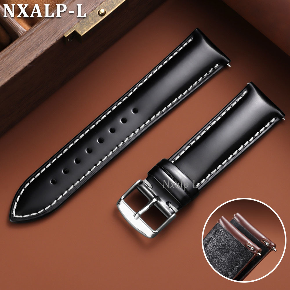 Oiled Leather Strap for Omega  - Leather Strap Quick Release avaliação e preço