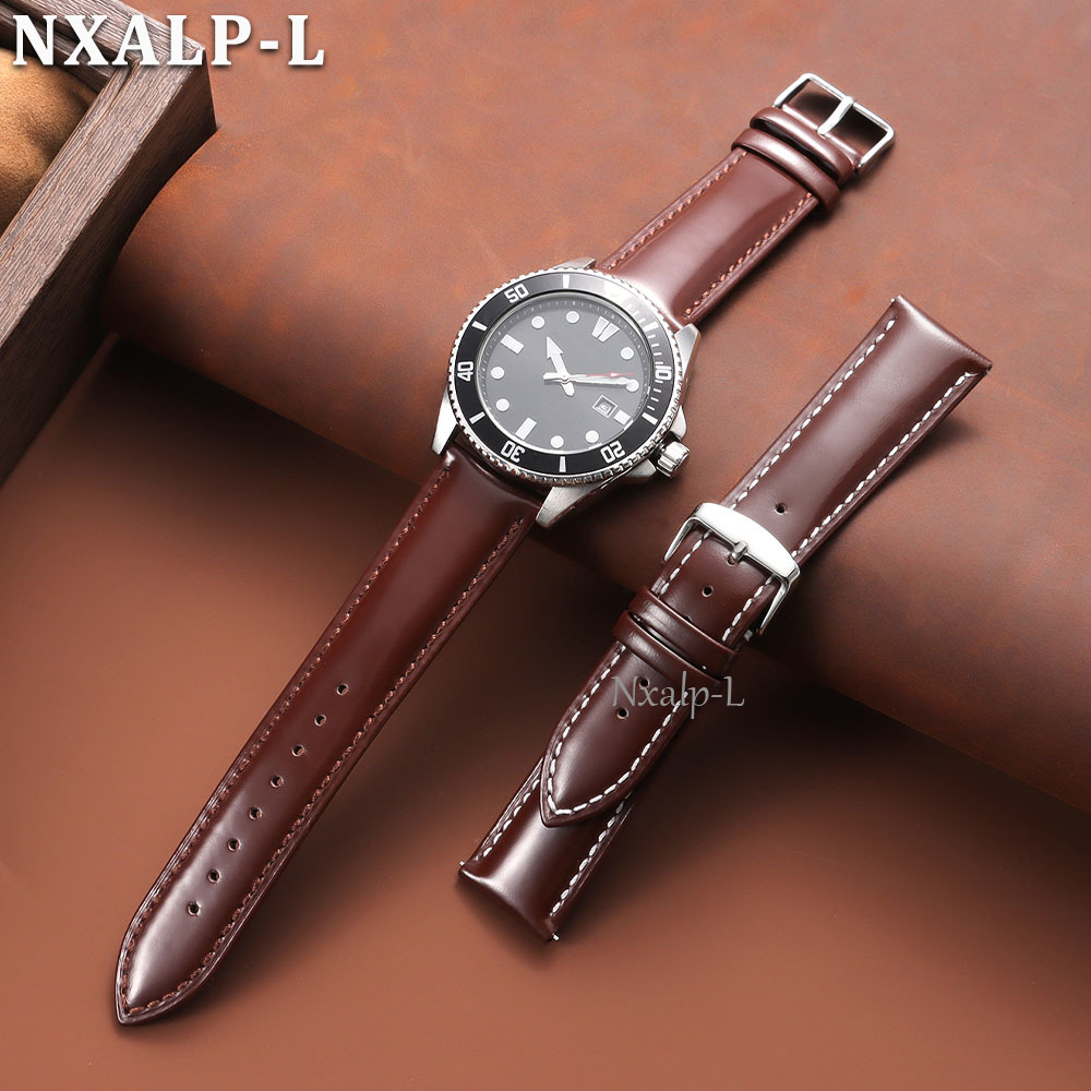 Oiled Leather Strap for Omega  - Leather Strap Quick Release avaliação e preço