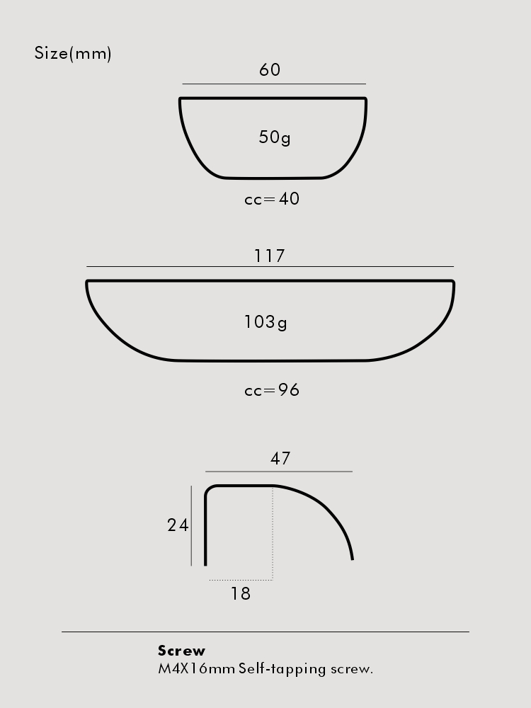 Nurlin Brass Fold Short Edge P - Curved Spring Bar avaliação e preço