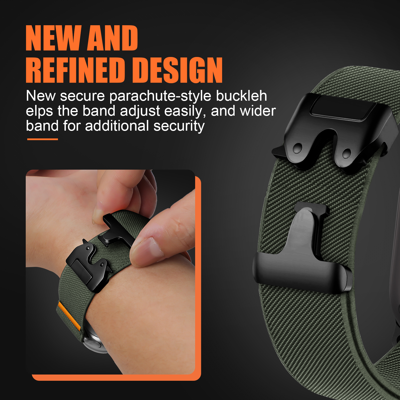 Straps For Apple Watch ultra 2 - Parachute Strap Elastic avaliação e preço