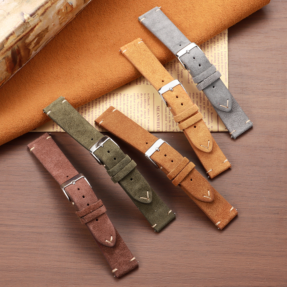 14 16 18 19 20 21 22mm Quick R - Leather Strap Quick Release avaliação e preço