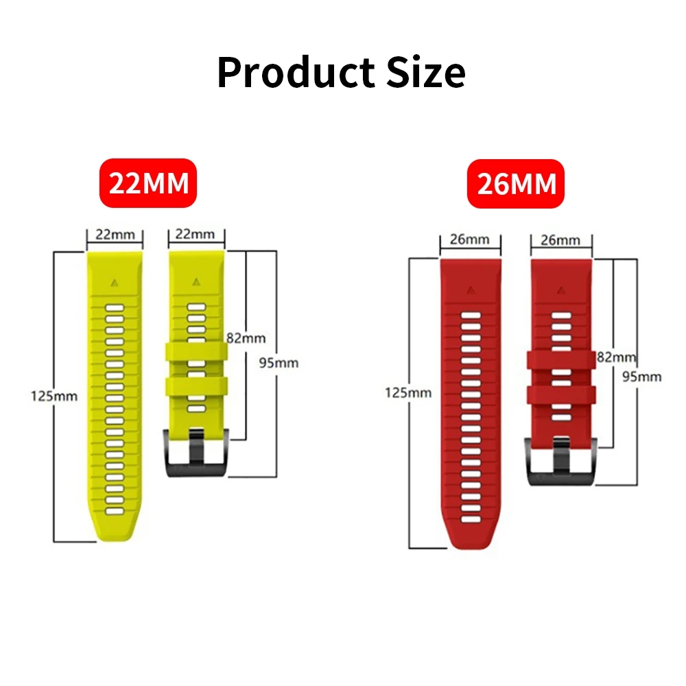 Outdoor Sports 22mm Silicone W - Silicone Watch Band 22Mm avaliação e preço