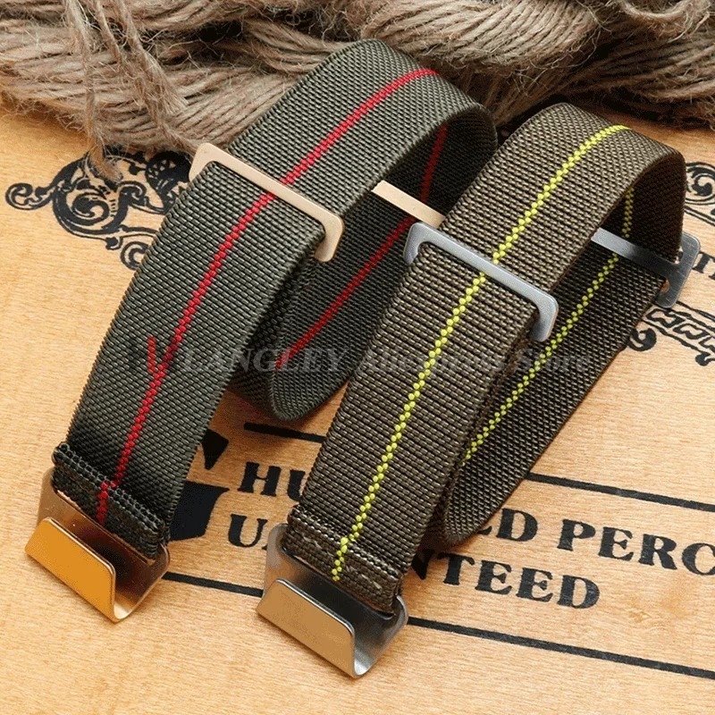 Elastic Nylon Watch Band for S - Parachute Strap Elastic avaliação e preço