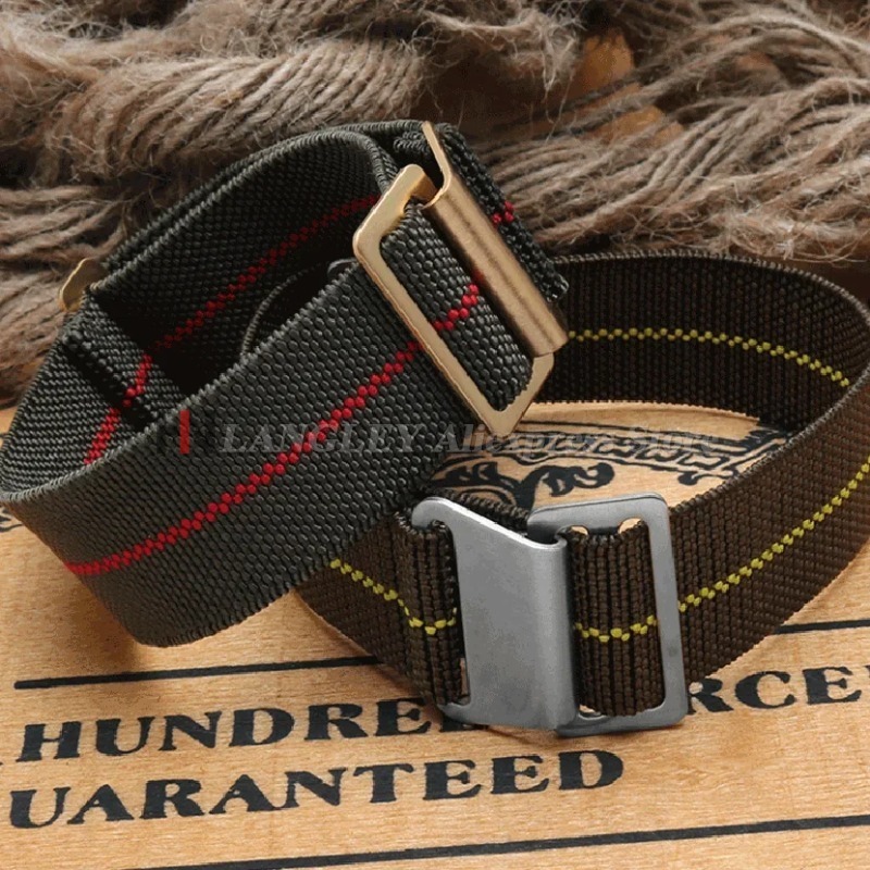 Elastic Nylon Watch Band for S - Parachute Strap Elastic avaliação e preço