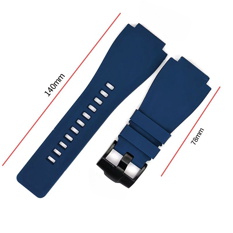 22mm 24mm Rubber watch strap S - Rubber Strap Diver avaliação e preço