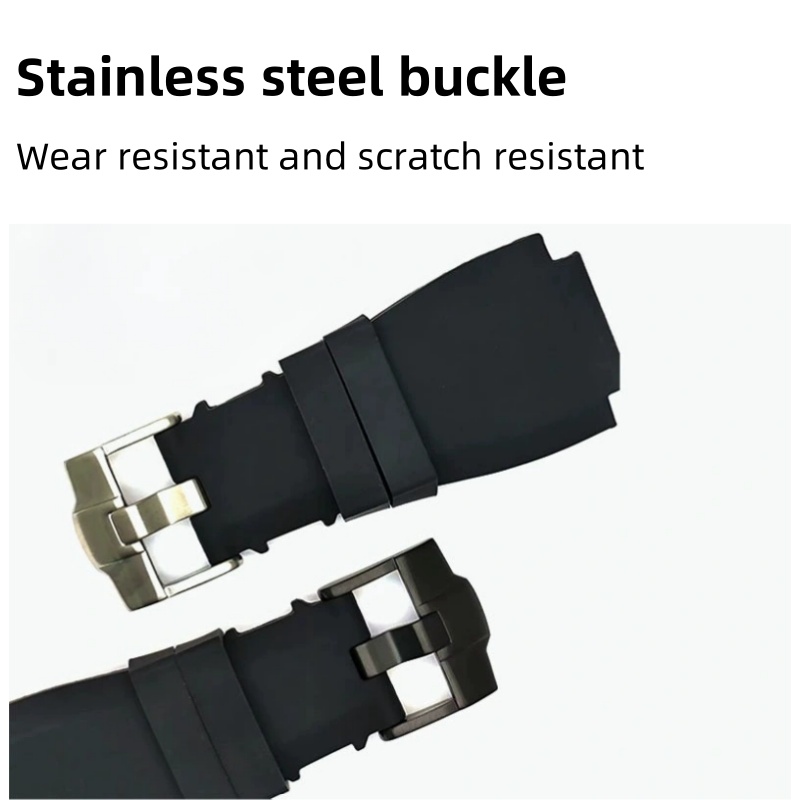 22mm 24mm Rubber watch strap S - Rubber Strap Diver avaliação e preço