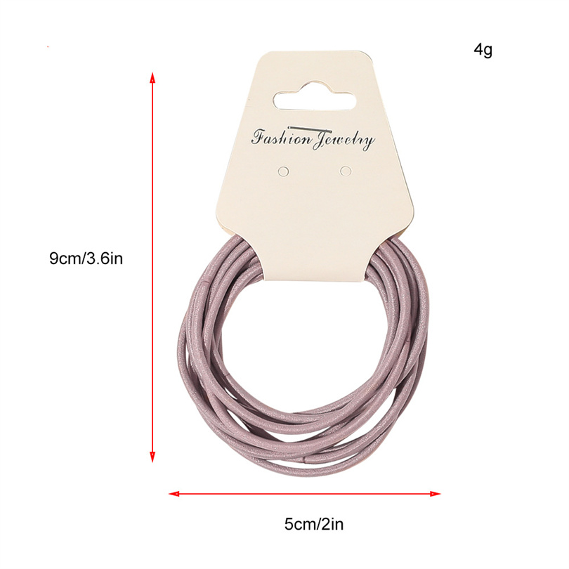 10PCS Women Girls Simple Basic - Silicone Band Women avaliação e preço