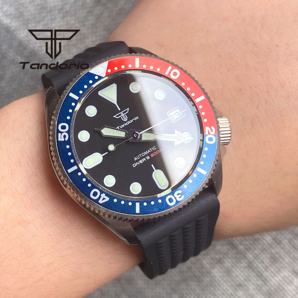Tandorio NH35A 37mm Automatic  - Rubber Strap Diver avaliação e preço