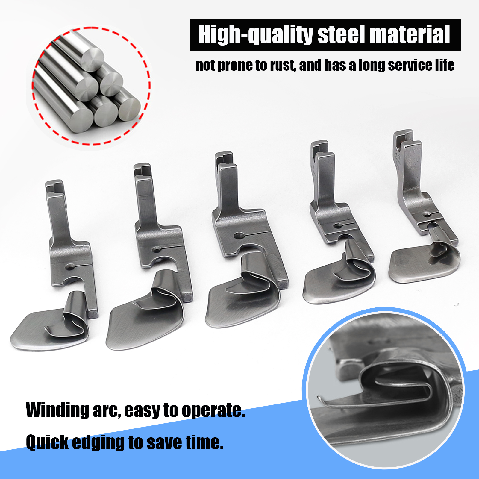 Curved Scroll Hemmer Foot 3.2- - Curved Spring Bar avaliação e preço
