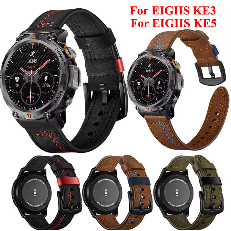 22mm Quick Release Leather Wat - Leather Strap Quick Release avaliação e preço