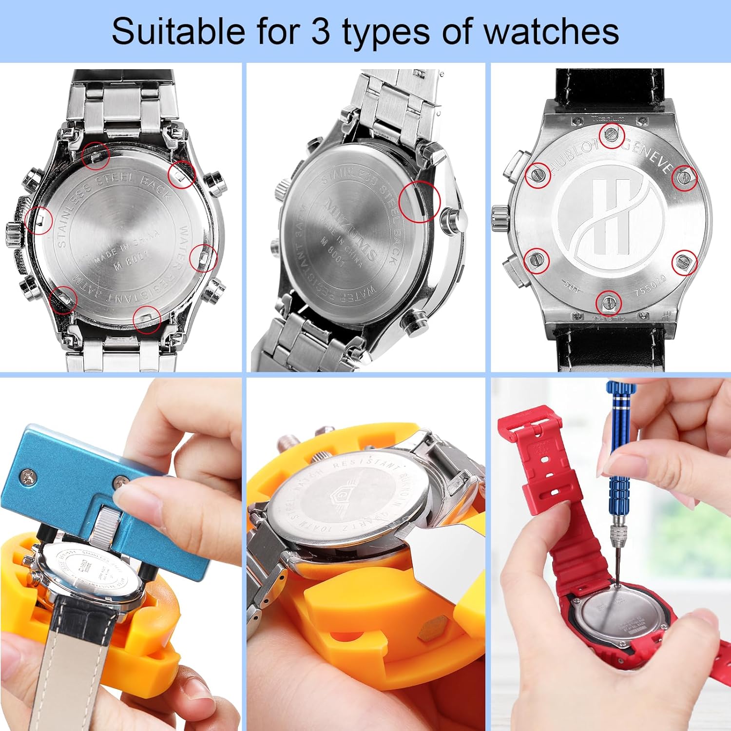 32 pcs Watch Battery Replaceme - Spring Bar Tool Set avaliação e preço